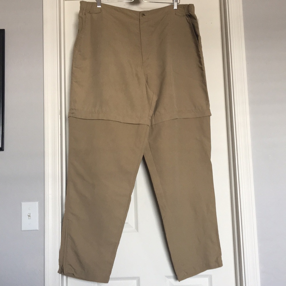 XXL khaki nylon hiking pants